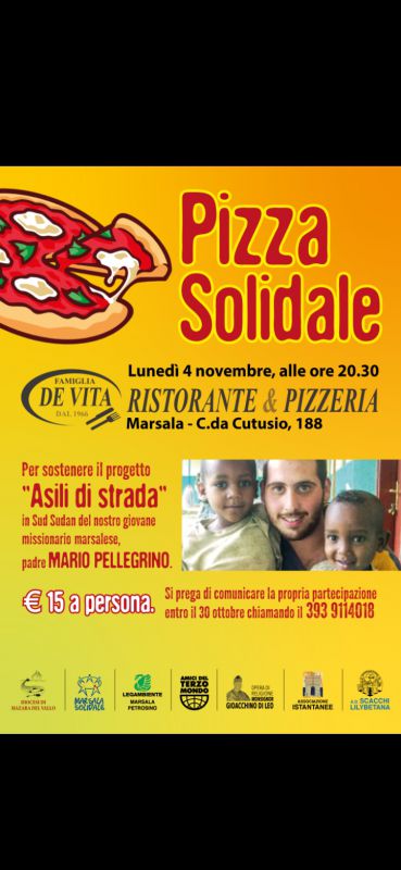 Pizzeria solidale per Padre Mario Pellegrino